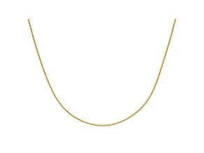 10k Yellow Gold .9mm Adjustable Box Chain 22 inches