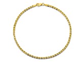 10k Yellow Gold 2.4mm Flat Anchor Bracelet 7 inches