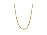 10k Yellow Gold 5.75mm Flat Beveled Curb Chain 18 inches
