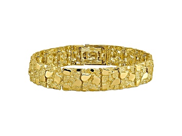 women's gold nugget bracelet