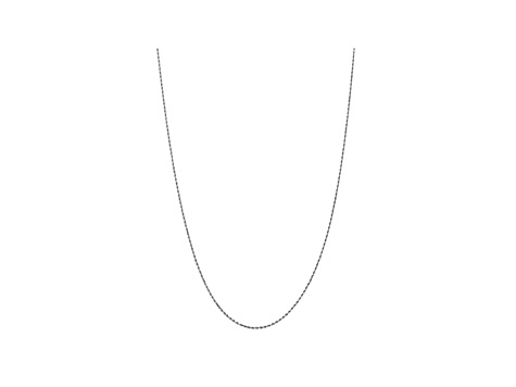 10k White Gold 1.75mm Diamond Cut Rope Chain 30 inches