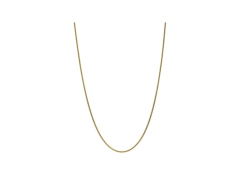 10k Yellow Gold 1.65mm Solid Polished Spiga Chain 30 inches