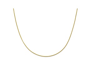 10k Yellow Gold 1mm Adjustable Wheat Chain 22 inches