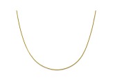 10k Yellow Gold 1mm Adjustable Wheat Chain 22 inches