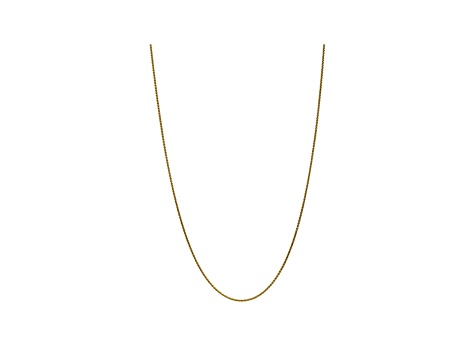 10k Yellow Gold 1.65mm Solid Polished Spiga Chain 24 inches
