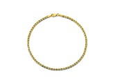 10k Yellow Gold 2.4mm Flat Anchor Bracelet 8 inches
