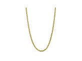 10k Yellow Gold 5.75mm Flat Beveled Curb Chain 20 inches