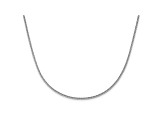 10k White Gold 1.35mm Adjustable Wheat Chain 22 inches