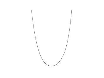 10k White Gold 1.75mm Diamond Cut Rope Chain 16 inches - BVG130