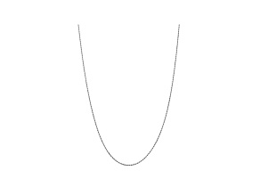 10k White Gold 1.75mm Diamond Cut Rope Chain 18 inches