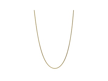 New 14K Yellow Gold 0.95mm Square Box Chain Necklace 2.90 grams 20/" Long