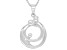 Rhodium Over Sterling Silver Family Pendant With Chain