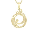 10k Yellow Gold Family Pendant With Chain