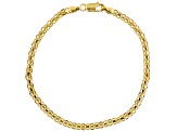 10k Yellow Gold Bismark Link Bracelet