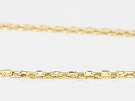 10k Yellow Gold Hollow Bismark Bracelet 8 inch 3mm