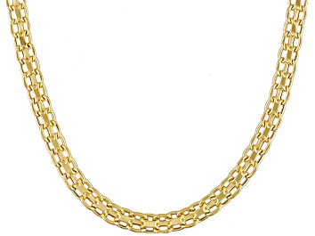 Picture of 10K Yellow Gold 3MM Bismark 20 Inch Chain