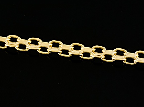 10K Yellow Gold 3MM Bismark 20 Inch Chain