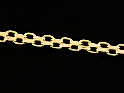 10K Yellow Gold 3MM Bismark 20 Inch Chain