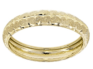 Picture of 10k Yellow Gold Diamond Cut Band Ring