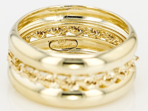 10k Yellow Gold Band Ring - CNG939 | JTV.com