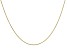 14k Yellow Gold 1mm 16 Inch Rope Chain
