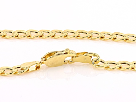 14k Yellow Gold 4.3mm 22 Inch Cuban Chain