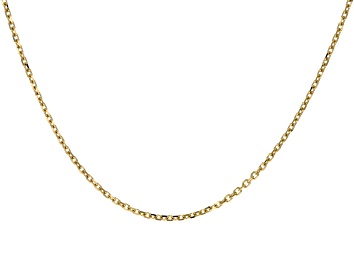 Picture of 14k Yellow Gold 2.2mm Diamond-Cut Solid Cable 20 Inch Chain