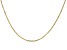 14k Yellow Gold 2.2mm Diamond-Cut Cable 20 Inch Chain