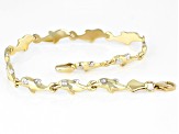 10k Yellow Gold Dolphin Bracelet