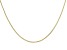 14k Yellow Gold 1.3mm Franco 20 Inch Chain