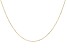 14k Yellow Gold 1.2mm Solid Diamond-Cut Cable 18 Inch Chain