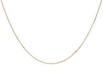 9ct Rose Gold 1.3mm Unisex Solid Curb Chain