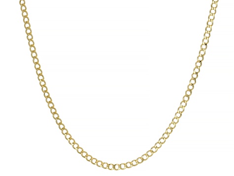 14k Yellow Gold 2.5mm Cuban 20 Inch Chain