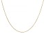 14k Yellow Gold 0.7mm Diamond-Cut Cylinder Link 20 Inch Chain