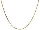 14k Yellow Gold 1mm Solid Diamond-Cut Wheat 20 Inch Chain