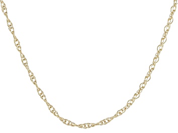 Picture of 14k Yellow Gold 1mm Rope 20 Inch Chain