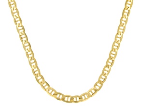 10k Yellow Gold 6.1mm Mariner 20 Inch Chain