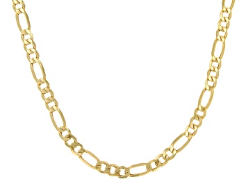 Picture of 10k Yellow Gold 6mm Figaro 20 Inch Chain