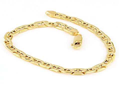 14k Yellow Gold 5.2mm Mariner Link Bracelet