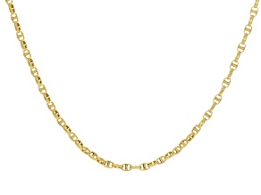 14k Yellow Gold 2.5mm Mariner 22 Inch Chain