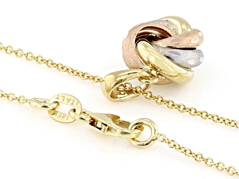 14k Tri-Color Gold 