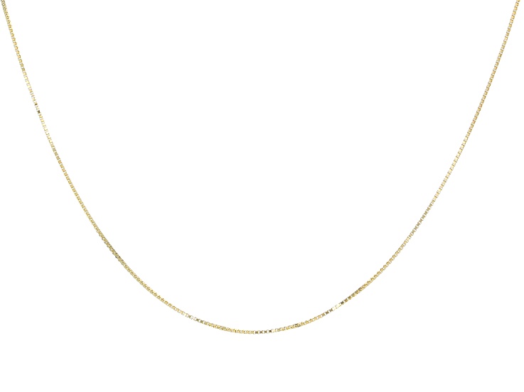 14k Yellow Gold 0.5mm Box Chain