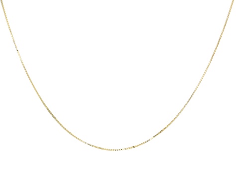 14k Yellow Gold 0.5mm Box Chain