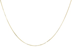 14k Yellow Gold 0.5mm Box Chain