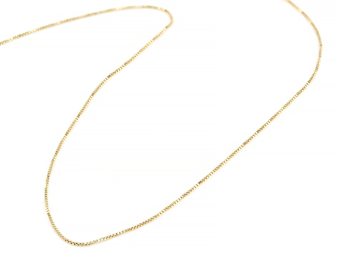14k Yellow Gold 0.5mm Box Chain