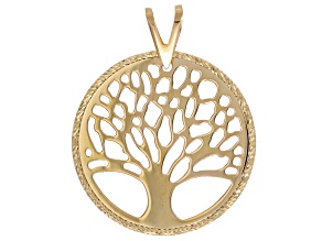 10k Yellow Gold Tree of Life Pendant
