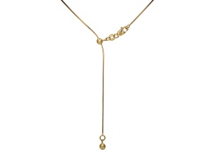14k Yellow Gold 0.75mm Adjustable Snake Chain
