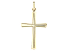 14k Yellow Gold Cross Pendant