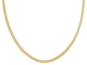 14k Yellow Gold 2mm Cuban 20" Chain