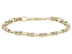 10k Yellow Gold Byzantine Bracelet
